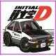 Trueno AE86 Toyota Initial D Keychain Portachiavi JDM Acrylic k223